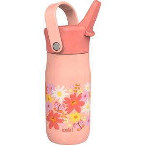 imageZak Designs Harmony Star Wars The Mandalorian Kid Water Bottle for Travel or At Home 14oz Recycled Stainless Steel is LeakProof When Closed and Vacuum Insulated Baby Yoda GroguFlower