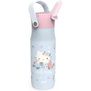 imageZak Designs Harmony Star Wars The Mandalorian Kid Water Bottle for Travel or At Home 14oz Recycled Stainless Steel is LeakProof When Closed and Vacuum Insulated Baby Yoda GroguHello Kitty