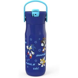 imageZak Designs Harmony Star Wars The Mandalorian Kid Water Bottle for Travel or At Home 14oz Recycled Stainless Steel is LeakProof When Closed and Vacuum Insulated Baby Yoda GroguSonic  Friends