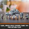 imageLEGO Star Wars Spider Tank 75361 Building Toy Mech from The Mandalorian Season 3 Includes The Mandalorian with Darksaber BoKatan and Grogu Baby Yoda Minifigures Gift Idea for Kids Ages 9Multicolor