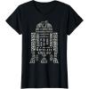 imageNEW Star Wars St Patricks Day Clover Fill Droid R2D2 TShirtBlack