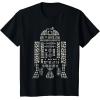 imageNEW Star Wars St Patricks Day Clover Fill Droid R2D2 TShirtBlack