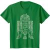 imageNEW Star Wars St Patricks Day Clover Fill Droid R2D2 TShirtKelly Green