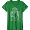 imageNEW Star Wars St Patricks Day Clover Fill Droid R2D2 TShirtKelly Green