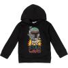 imageSTAR WARS Boba Fett Fleece Pullover Hoodie Little Kid to Big KidBlack