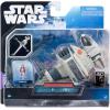 imageSTAR WARS Micro Galaxy Squadron BWing Starfighter  5Inch Vehicle with Rotating Cockpit Foldout Wings and 1Inch Micro Figure Accessory