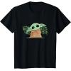 imageStar Wars Grogu and Lucky Green Shamrocks St Patricks Day TShirtBlack