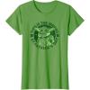 imageStar Wars St Patricks Day Grogu This Is The Way Circle TShirtGrass Green
