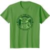 imageStar Wars St Patricks Day Grogu This Is The Way Circle TShirtGrass Green