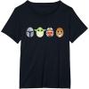 imageStar Wars The Mandalorian Grogu Ahsoka LothCat Easter Eggs TShirtBlack