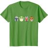 imageStar Wars The Mandalorian Grogu Ahsoka LothCat Easter Eggs TShirtGrass Green