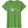 imageStar Wars The Mandalorian Grogu Ahsoka LothCat Easter Eggs TShirtGrass Green