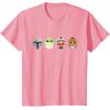 imageStar Wars The Mandalorian Grogu Ahsoka LothCat Easter Eggs TShirtPink