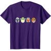 imageStar Wars The Mandalorian Grogu Ahsoka LothCat Easter Eggs TShirtPurple