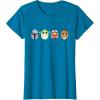 imageStar Wars The Mandalorian Grogu Ahsoka LothCat Easter Eggs TShirtSapphire Blue
