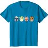 imageStar Wars The Mandalorian Grogu Ahsoka LothCat Easter Eggs TShirtSapphire Blue