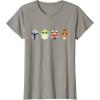 imageStar Wars The Mandalorian Grogu Ahsoka LothCat Easter Eggs TShirtSlate Grey