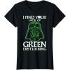 imageStar Wars Vader Lack Of Green St Patrick TShirtBlack