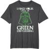 imageStar Wars Vader Lack Of Green St Patrick TShirtDark Heather Grey