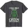 imageStar Wars Vader Lack Of Green St Patrick TShirtDark Heather Grey