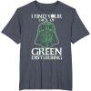 imageStar Wars Vader Lack Of Green St Patrick TShirtHeather Blue