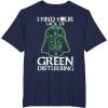 imageStar Wars Vader Lack Of Green St Patrick TShirtNavy Blue