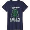 imageStar Wars Vader Lack Of Green St Patrick TShirtNavy Blue