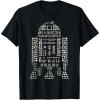 imageNEW Star Wars St Patricks Day Clover Fill Droid R2D2 TShirtBlack
