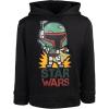 imageSTAR WARS Boba Fett Fleece Pullover Hoodie Little Kid to Big KidBlack