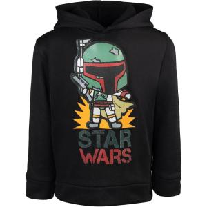 imageSTAR WARS Boba Fett Fleece Pullover Hoodie Little Kid to Big KidBlack
