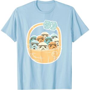 imageStar Wars Easter Egg Stormtroopers in Easter Basket TShirtBaby Blue