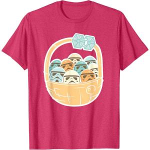 imageStar Wars Easter Egg Stormtroopers in Easter Basket TShirtRed Heather