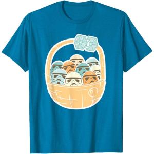 imageStar Wars Easter Egg Stormtroopers in Easter Basket TShirtSapphire Blue