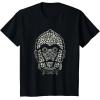 imageNEW Star Wars St Patricks Day Clover Fill Droid C3PO TShirtBlack