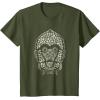 imageNEW Star Wars St Patricks Day Clover Fill Droid C3PO TShirtOlive Green