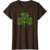 imageStar Wars Green Shamrock St Patricks Day TShirtBrown
