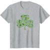 imageStar Wars Green Shamrock St Patricks Day TShirtHeather Grey