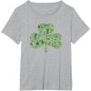 imageStar Wars Green Shamrock St Patricks Day TShirtHeather Grey