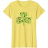 imageStar Wars Green Shamrock St Patricks Day TShirtLemon Yellow