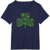 imageStar Wars Green Shamrock St Patricks Day TShirtNavy Blue