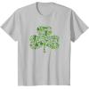 imageStar Wars Green Shamrock St Patricks Day TShirtSilver Grey