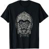 imageNEW Star Wars St Patricks Day Clover Fill Droid C3PO TShirtBlack