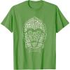 imageNEW Star Wars St Patricks Day Clover Fill Droid C3PO TShirtGrass Green