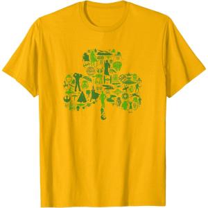 imageStar Wars Green Shamrock St Patricks Day TShirtGolden Yellow