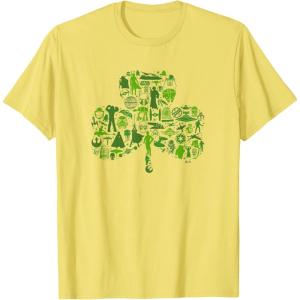 imageStar Wars Green Shamrock St Patricks Day TShirtLemon Yellow