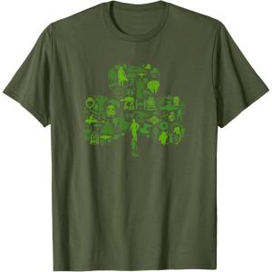 imageStar Wars Green Shamrock St Patricks Day TShirtOlive Green