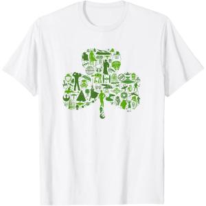 imageStar Wars Green Shamrock St Patricks Day TShirtWhite
