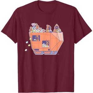 imageStar Wars Jawas Sandcrawler Easter Egg Hunt TShirtBurgundy