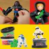 imagePlayDoh Star Wars Squish ampamp Slice Lightsabers Playset Bendy 4 Inch Luke Skywalker ampamp Darth Vader Action Figures Imagination Toys for 4 Year Old Boys ampamp Girls ampamp Up