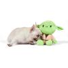 imageSTAR WARS for Pets Plush Yoda Rope Frisbee Dog Toy  Green Fetch Toys for Dogs  Plush Dog Toy Chew Dog Toy Squeaky Dog Toy Officially Licensed fromYoda Plush